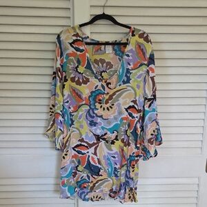 Floral Multicolor Women's Top